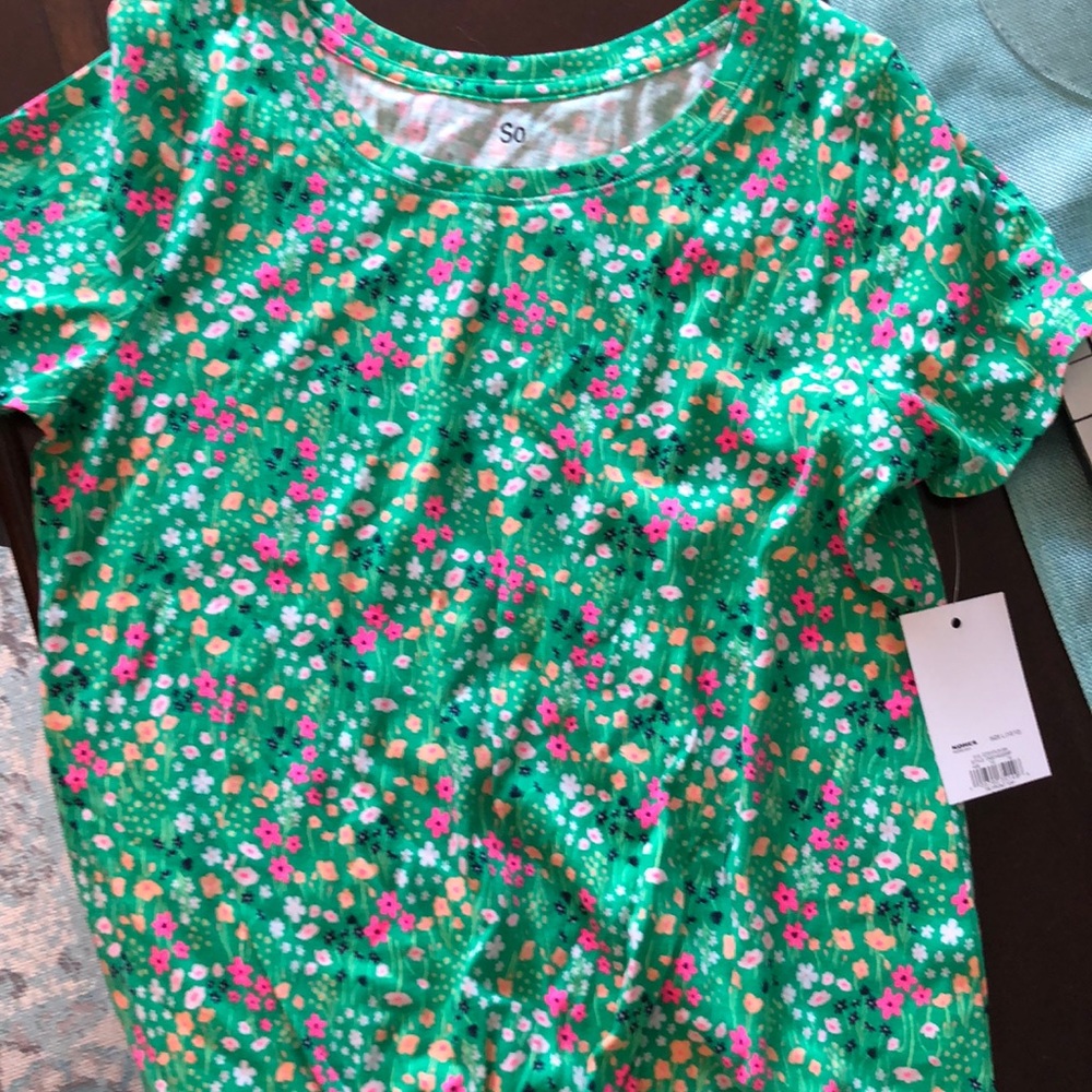 Girls flowered top